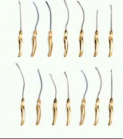 Forehead Lift Dissectors Set - 14 Pieces